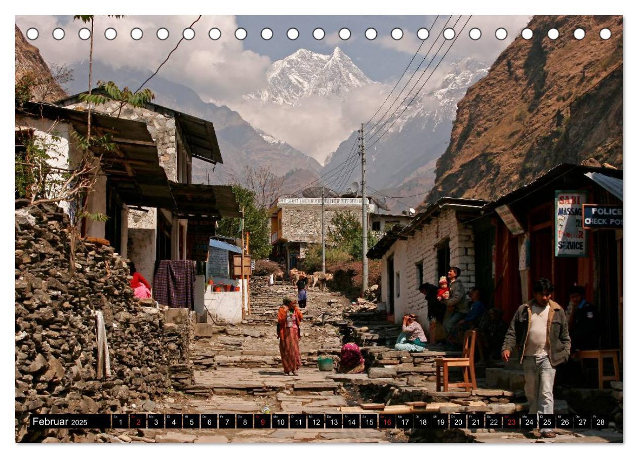 Bild: 9783435623686 | Nepal - Jomsom Trek (Tischkalender 2025 DIN A5 quer), CALVENDO...