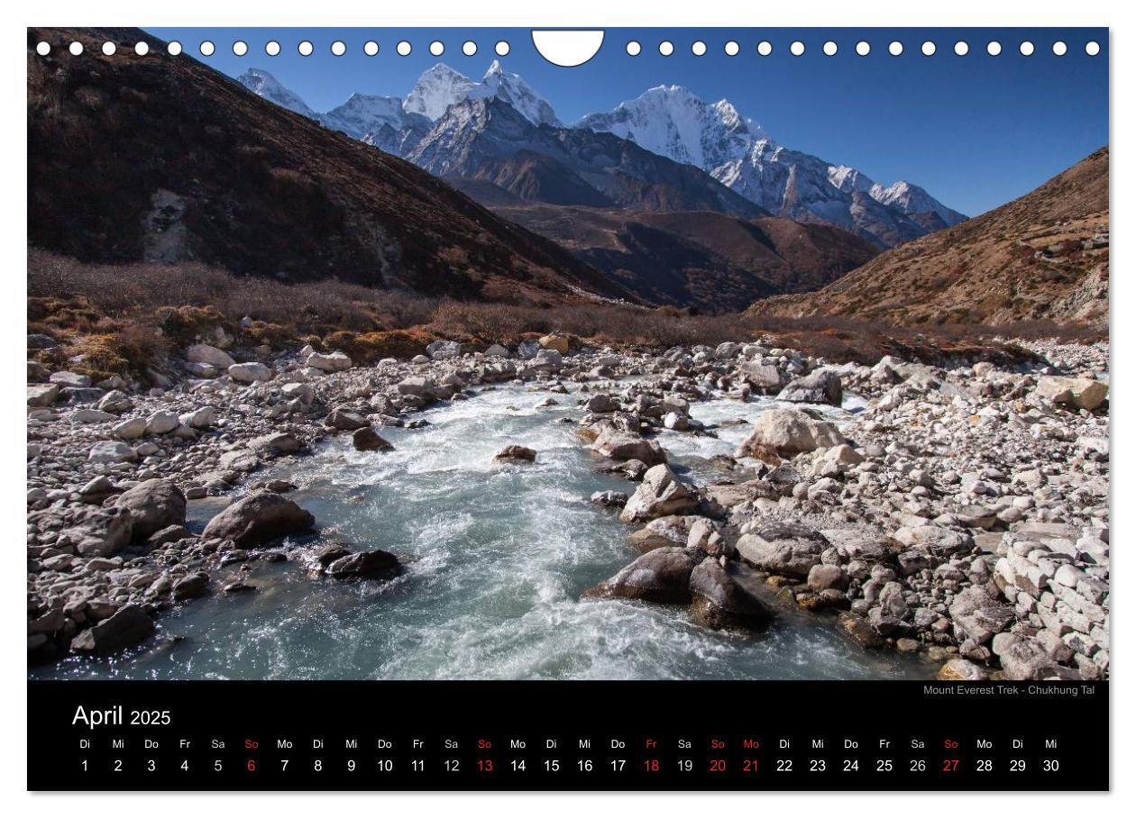 Bild: 9783435811038 | Mount Everest Trek (Wandkalender 2025 DIN A4 quer), CALVENDO...