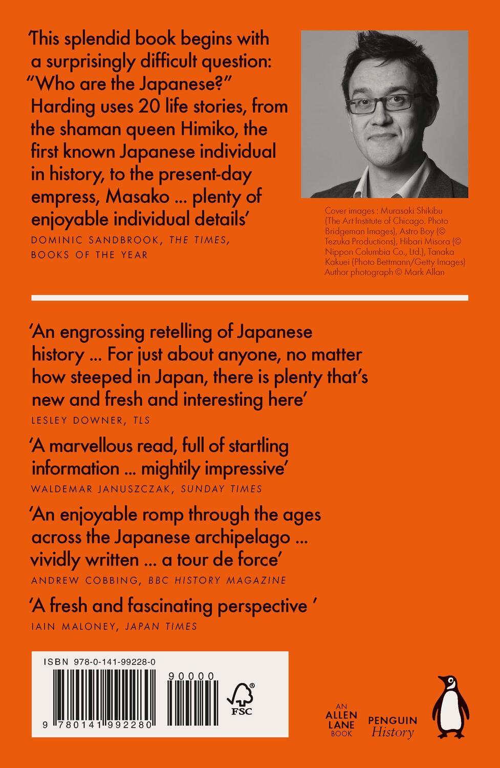 Rückseite: 9780141992280 | The Japanese | A History in Twenty Lives | Christopher Harding | Buch