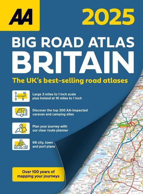 Cover: 9780749583958 | AA Big Road Atlas Britain 2025 | Taschenbuch | Englisch | 2024