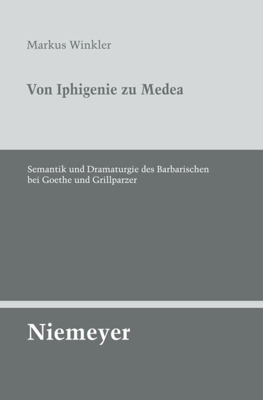 Cover: 9783484321335 | Von Iphigenie zu Medea | Markus Winkler | Taschenbuch | ISSN | VI