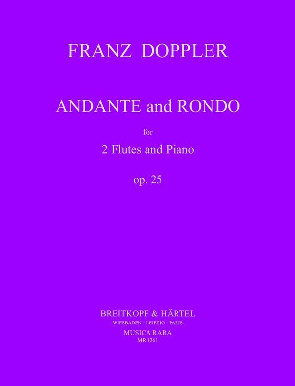 Cover: 9790004481714 | Andante &amp; Rondo Op.25 | Karl Doppler | Musica Rara (Breitkopf) | Buch