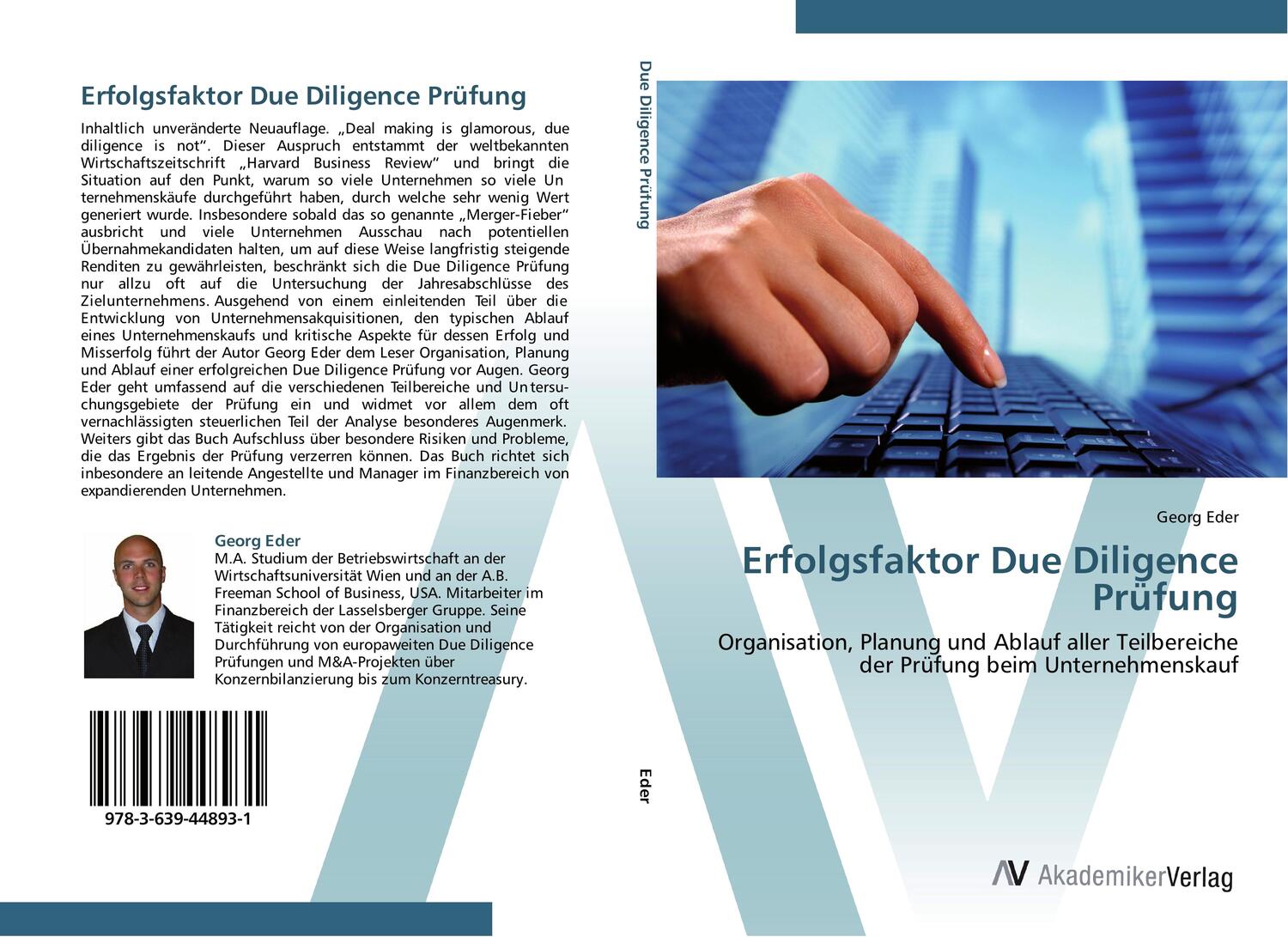 Cover: 9783639448931 | Erfolgsfaktor Due Diligence Prüfung | Georg Eder | Taschenbuch | 2012