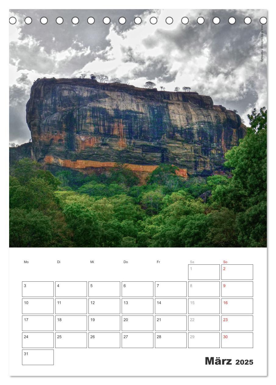 Bild: 9783457050682 | Sri Lanka 2025 - Exotisches Paradies - Jahresplaner (Tischkalender...