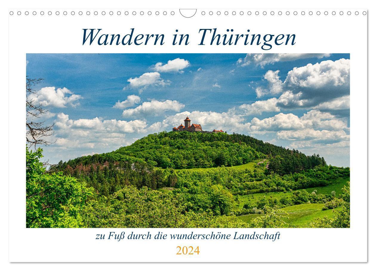 Cover: 9783675997455 | Wandern in Thüringen (Wandkalender 2024 DIN A3 quer), CALVENDO...