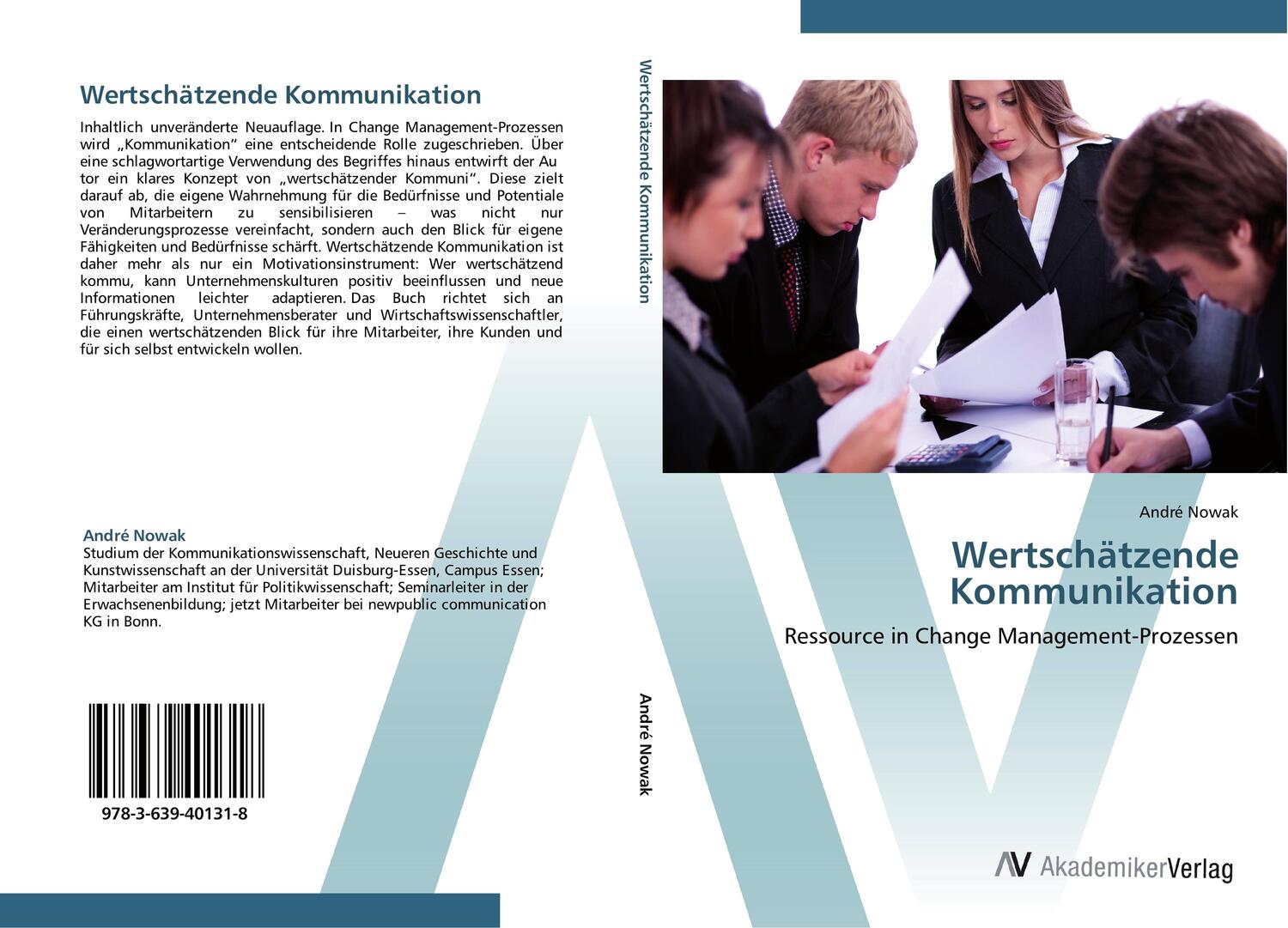 Cover: 9783639401318 | Wertschätzende Kommunikation | André Nowak | Taschenbuch | Paperback