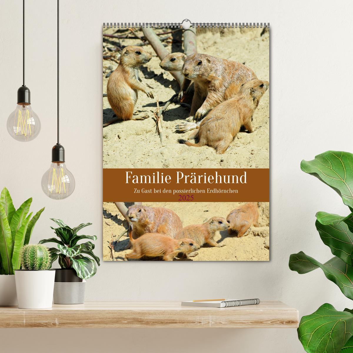 Bild: 9783435896721 | Familie Präriehund (Wandkalender 2025 DIN A2 hoch), CALVENDO...