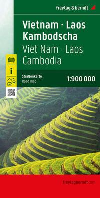 Cover: 9783707913781 | Vietnam - Laos - Kambodscha 1 : 900 000 | freytag &amp; berndt | Deutsch