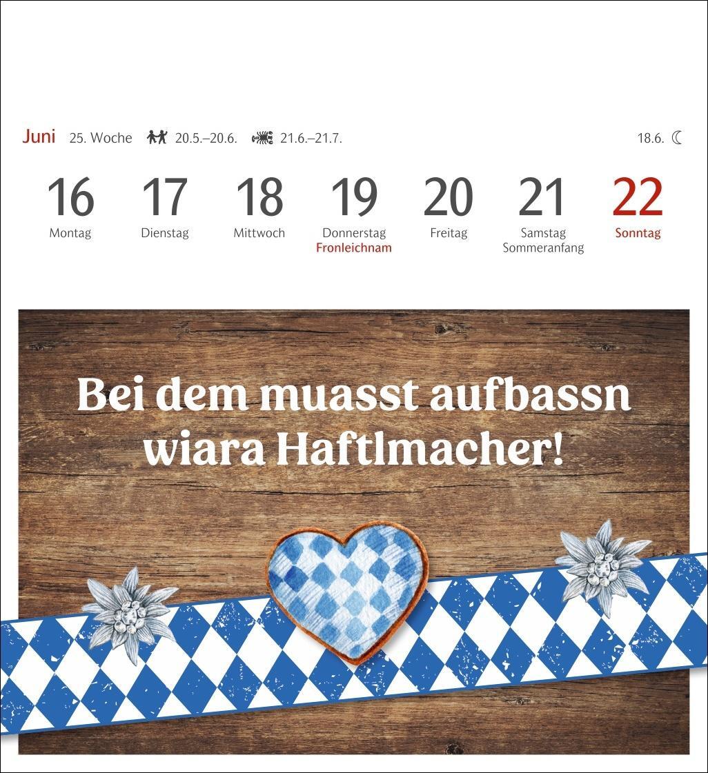 Bild: 9783840035999 | Bairische Sprüche - Do legst di nieda! Postkartenkalender 2025 - 53...