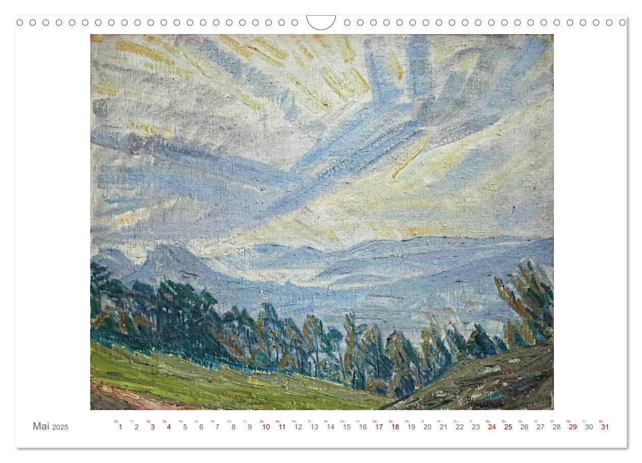 Bild: 9783435132874 | Landschaft im Licht. Daniel Wohlgemuth 1876-1967 (Wandkalender 2025...