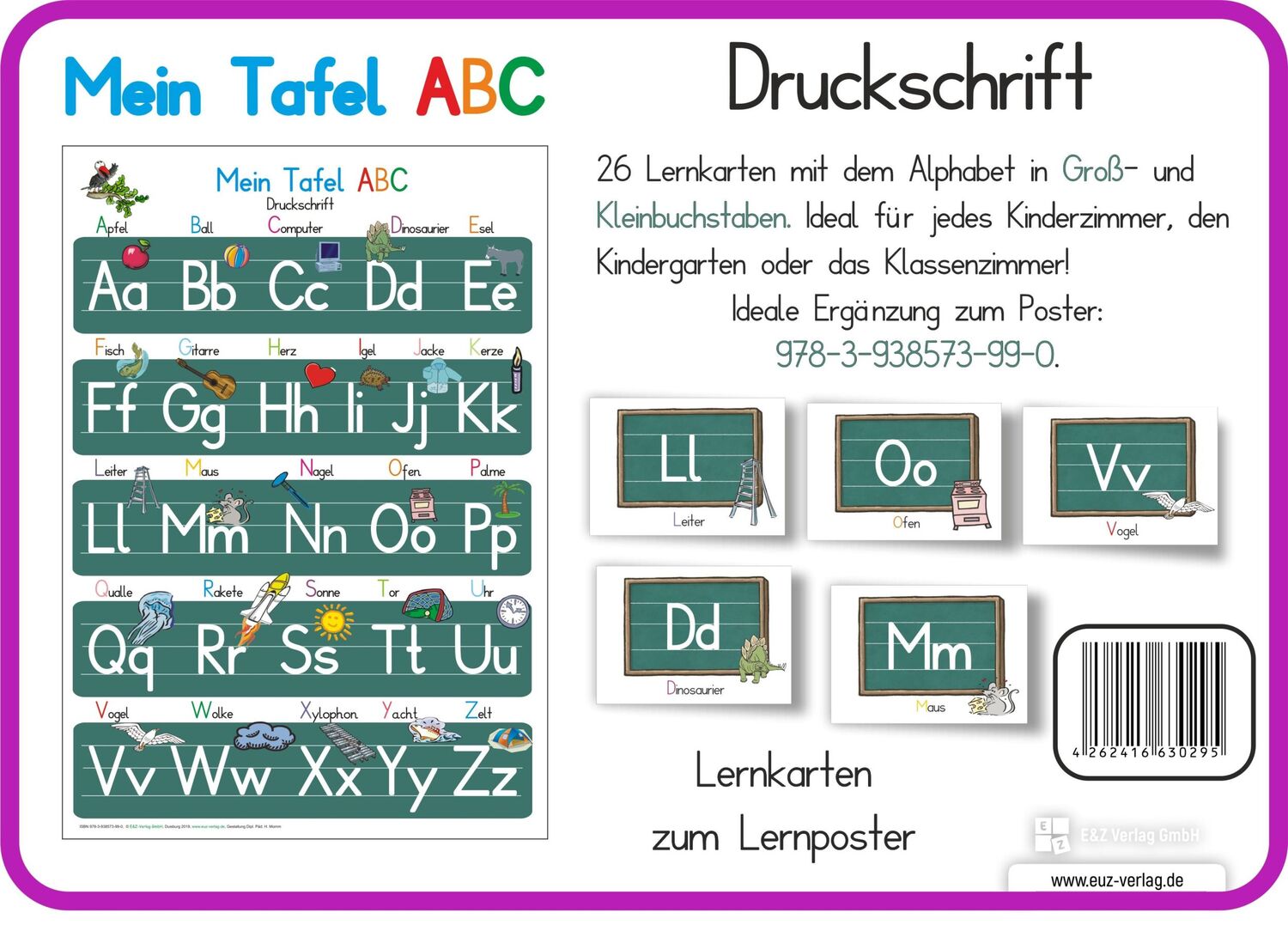 Rückseite: 4262416630226 | Mein Tafel ABC in Druckschrift | Helga Momm | Taschenbuch | Deutsch