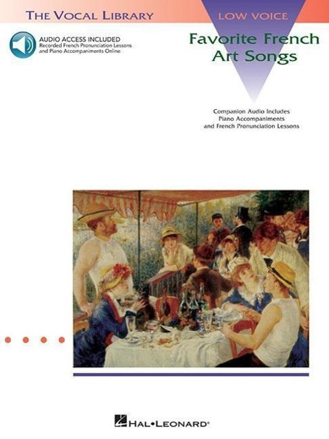 Cover: 9780793562442 | Favorite French Art Songs - Volume 1: The Vocal Library Low Voice...