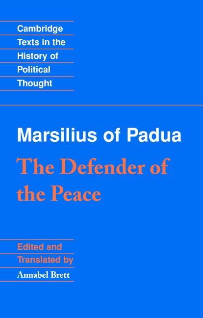 Cover: 9780521789110 | Marsilius of Padua | The Defender of the Peace | Annabel Brett | Buch