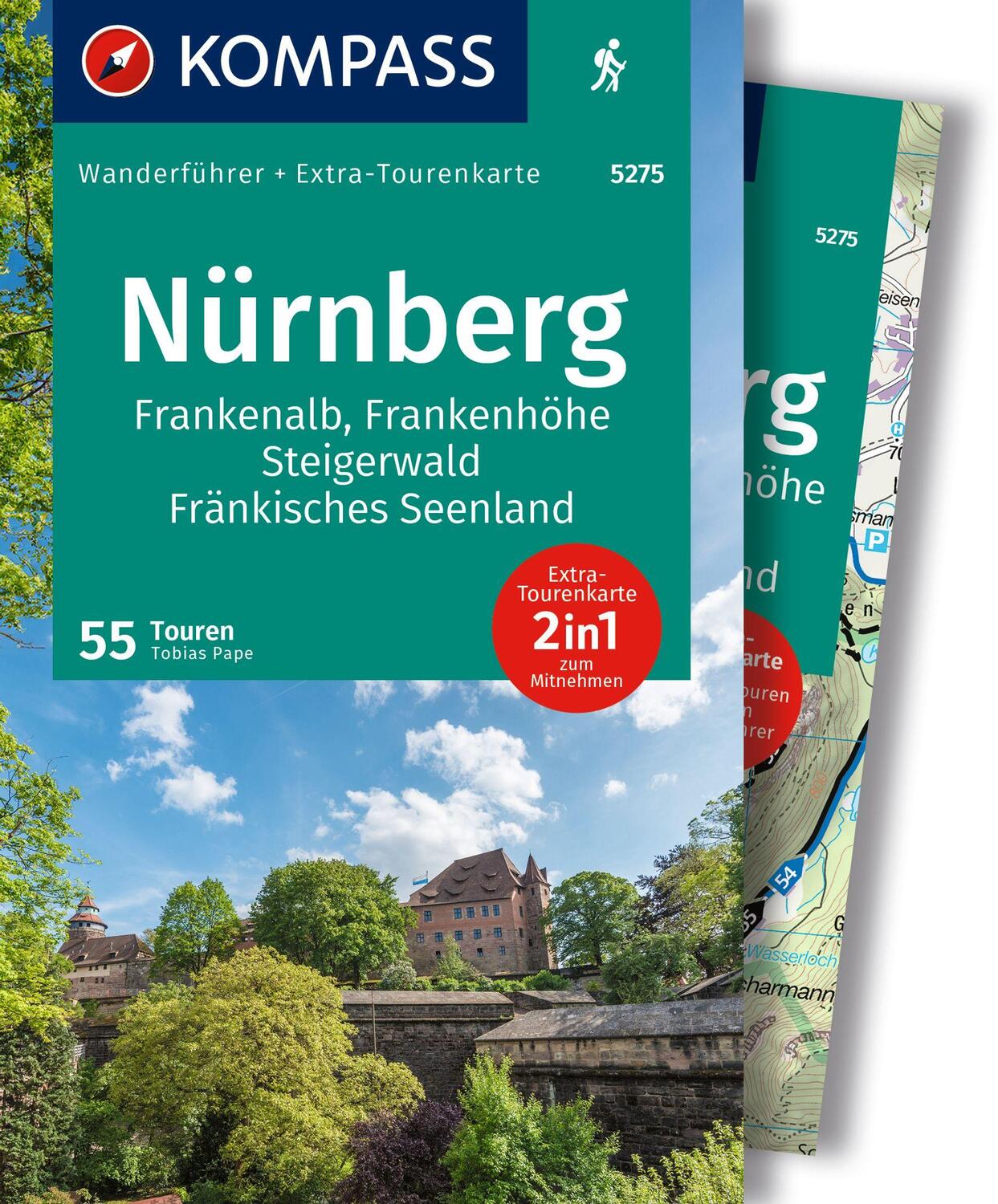 Cover: 9783991541325 | KOMPASS Wanderführer Nürnberg, Frankenalb, Frankenhöhe,...