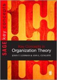 Cover: 9781847875532 | Key Concepts in Organization Theory | Ann L Cunliffe (u. a.) | Buch