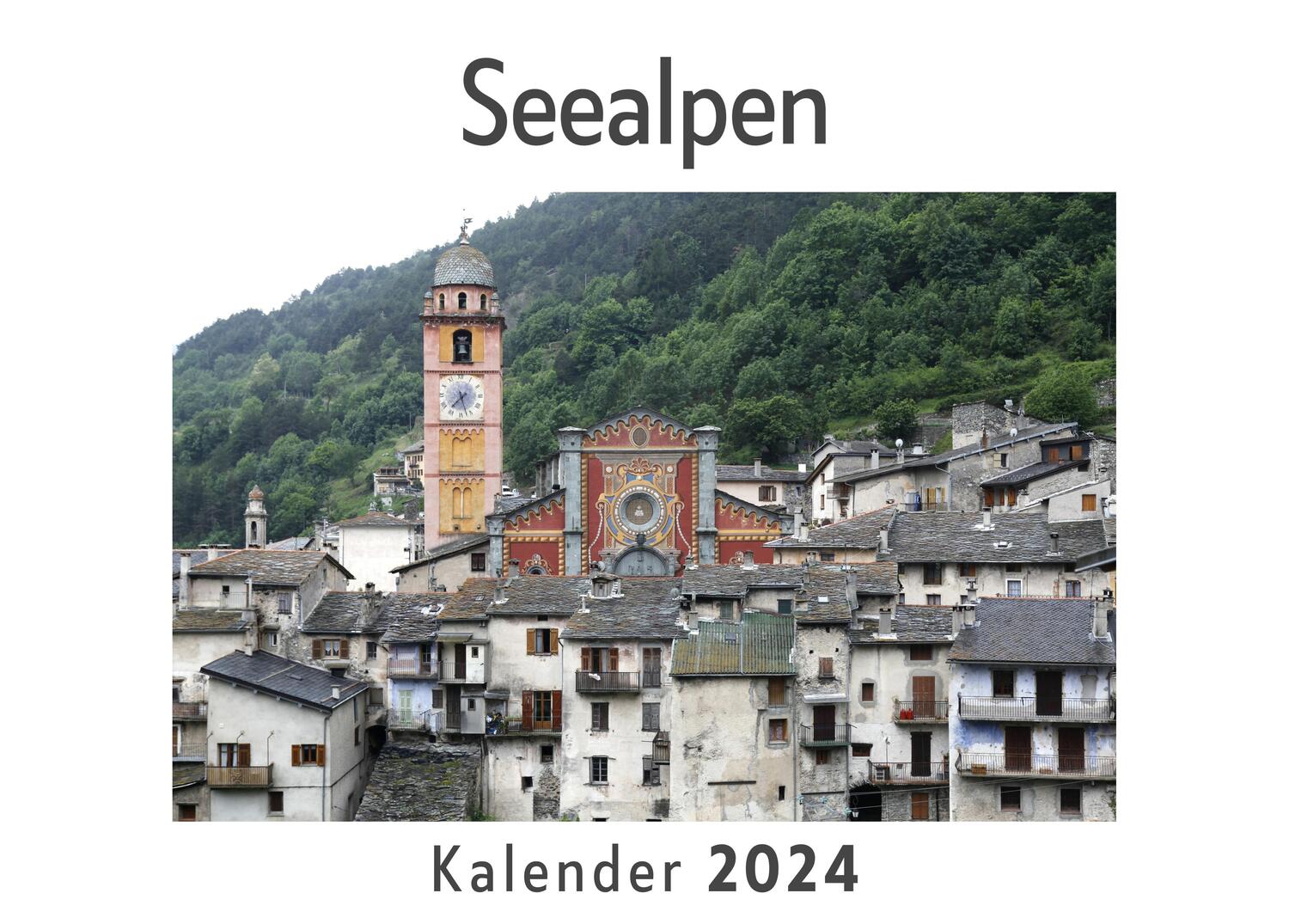 Cover: 9783750548176 | Seealpen (Wandkalender 2024, Kalender DIN A4 quer, Monatskalender...