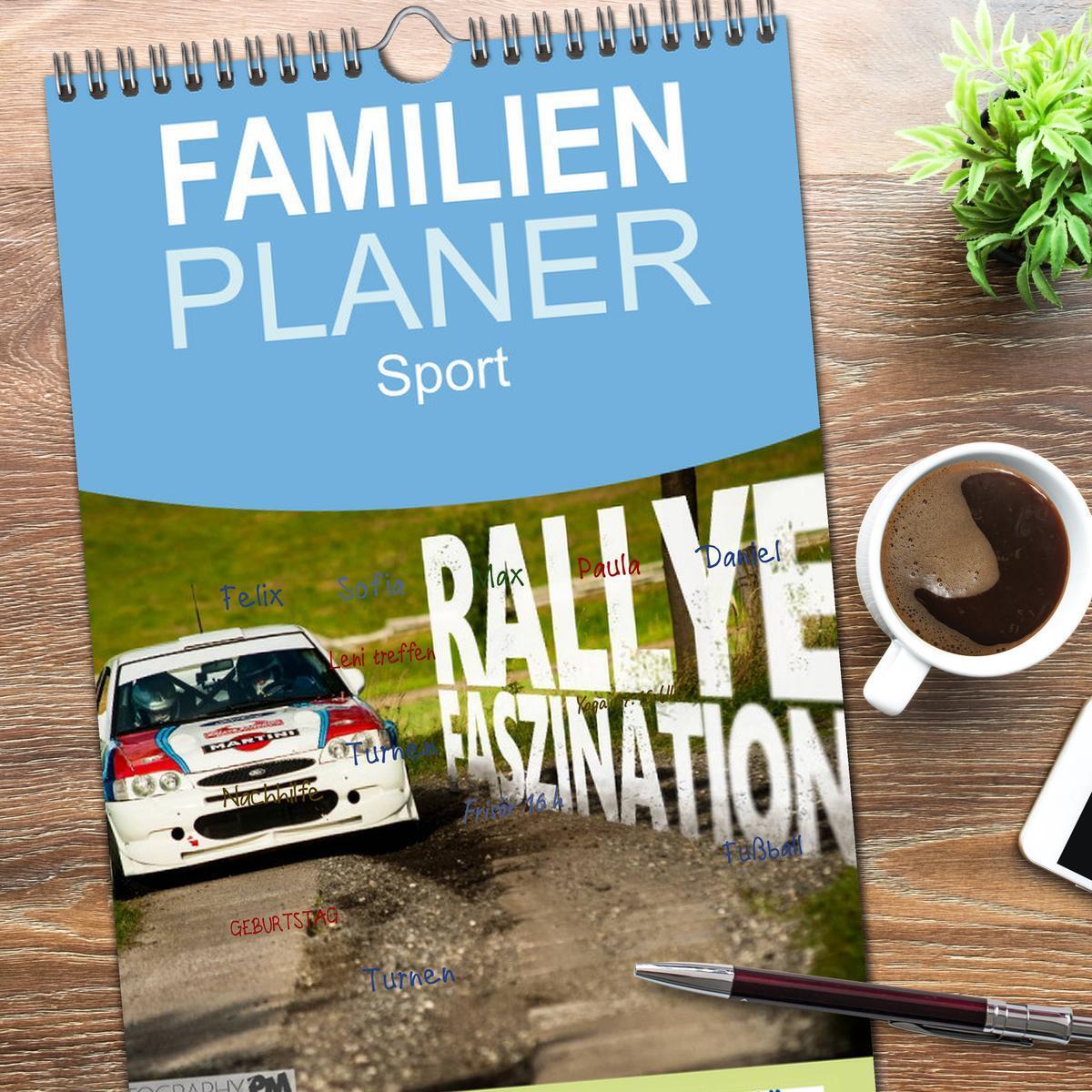 Bild: 9783457122778 | Familienplaner 2025 - Rallye Faszination 2025 mit 5 Spalten...