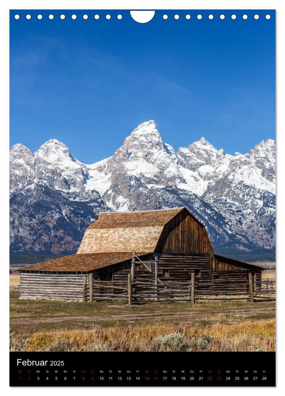 Bild: 9783435992935 | Teton Range - Der Grand Teton National Park (Wandkalender 2025 DIN...