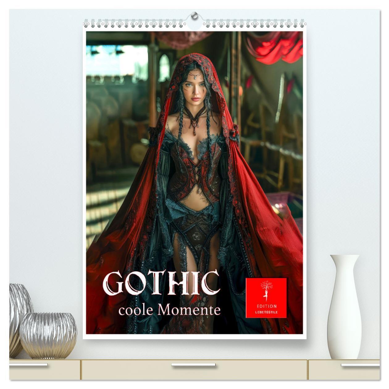 Cover: 9783383821639 | Gothic coole Momente (hochwertiger Premium Wandkalender 2025 DIN A2...