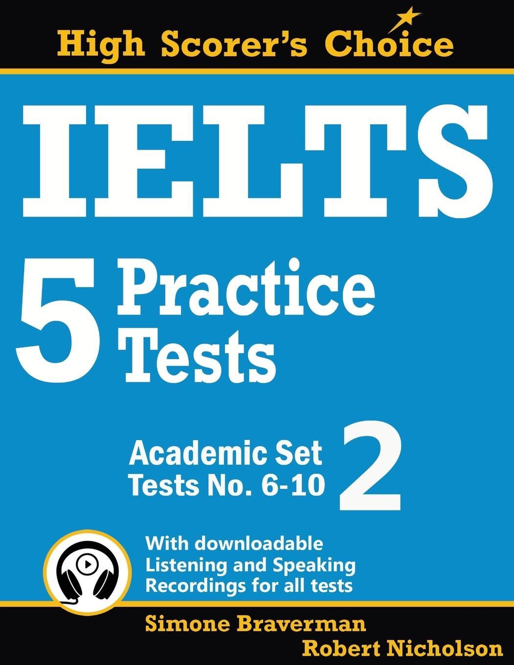 Cover: 9780648000006 | IELTS 5 Practice Tests, Academic Set 2 | Tests No. 6-10 | Taschenbuch