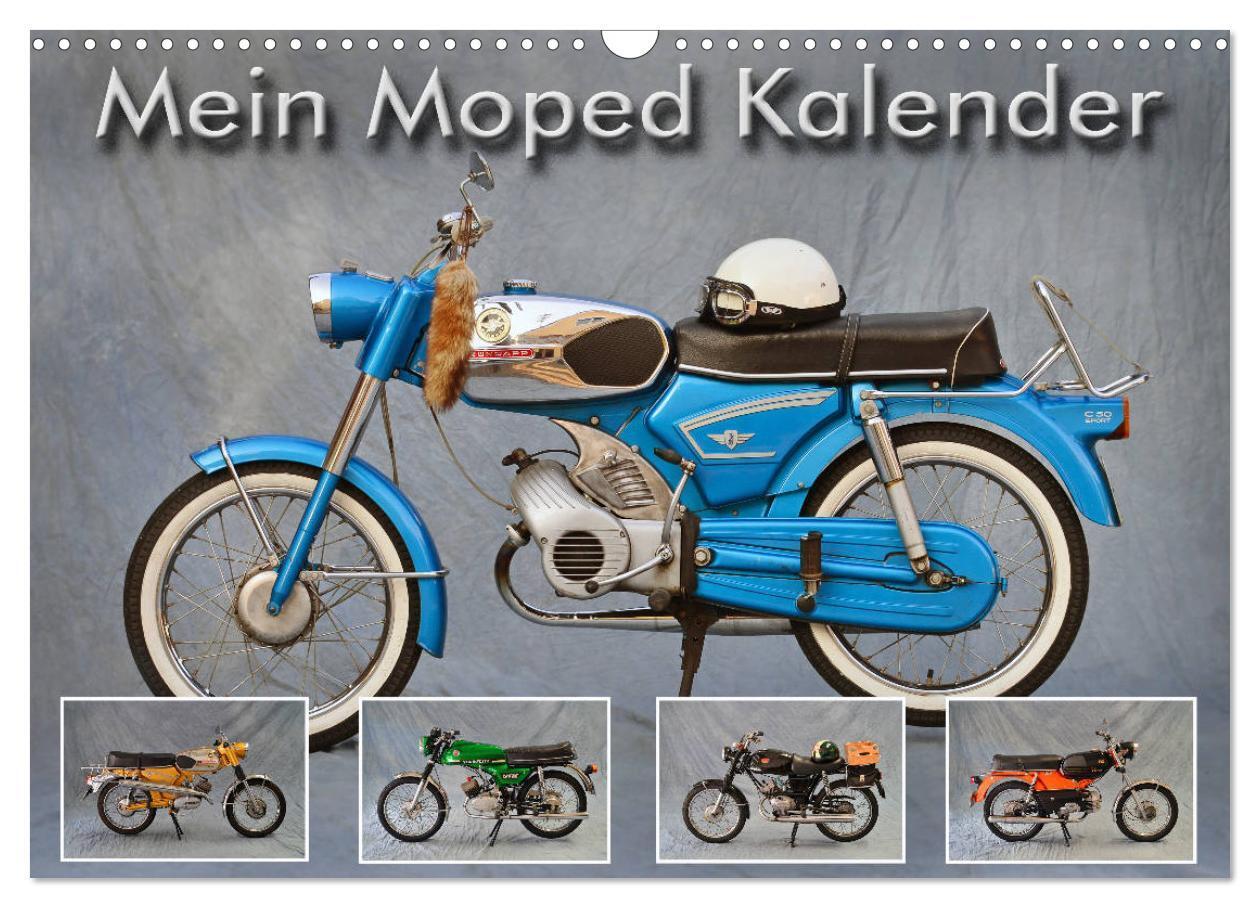 Cover: 9783675631861 | Mein Moped Kalender (Wandkalender 2024 DIN A3 quer), CALVENDO...