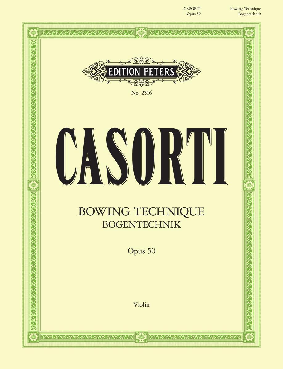 Cover: 9790014011802 | Bowing Technique for Violin Op. 50 | Ger/Eng/Fre | Casorti | Buch