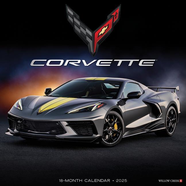 Cover: 9781549242571 | Corvette 2025 12 X 12 Wall Calendar (Foil Stamped Cover) | Kalender