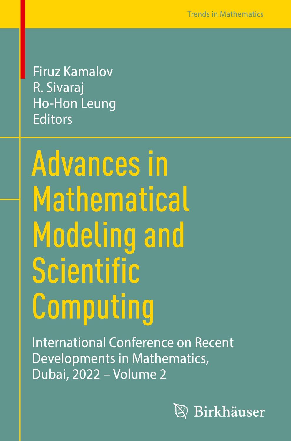Cover: 9783031414190 | Advances in Mathematical Modeling and Scientific Computing | Buch