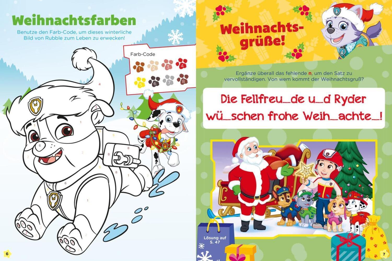 Bild: 9783845121659 | PAW Patrol Kindergartenheft: Weihnachten - Mein Mitmach-Spaß | Buch