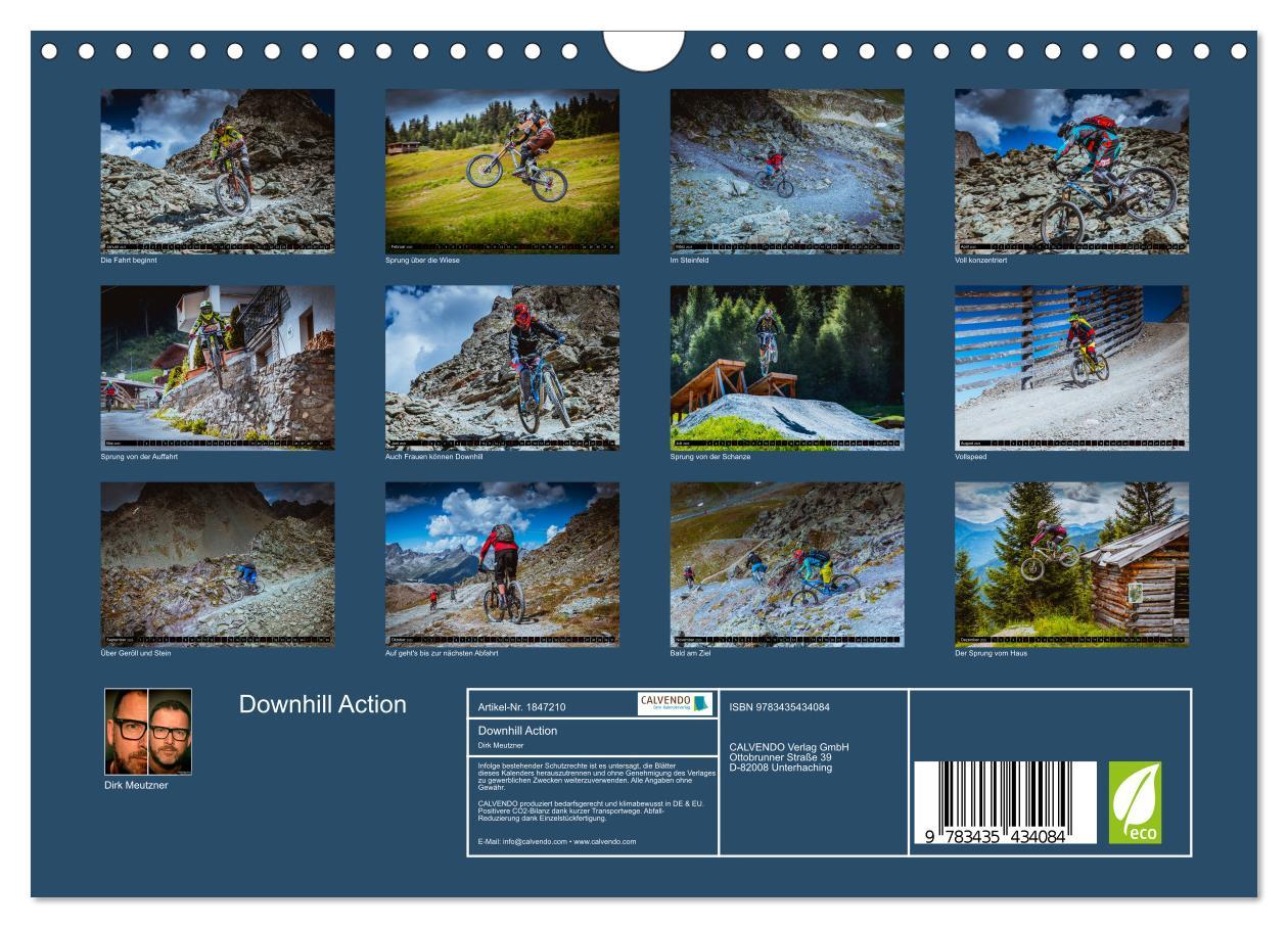 Bild: 9783435434084 | Downhill Action (Wandkalender 2025 DIN A4 quer), CALVENDO...