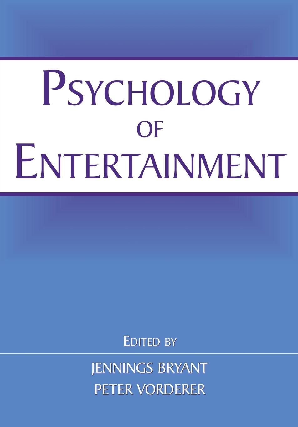 Cover: 9780805852387 | Psychology of Entertainment | Jennings Bryant (u. a.) | Taschenbuch