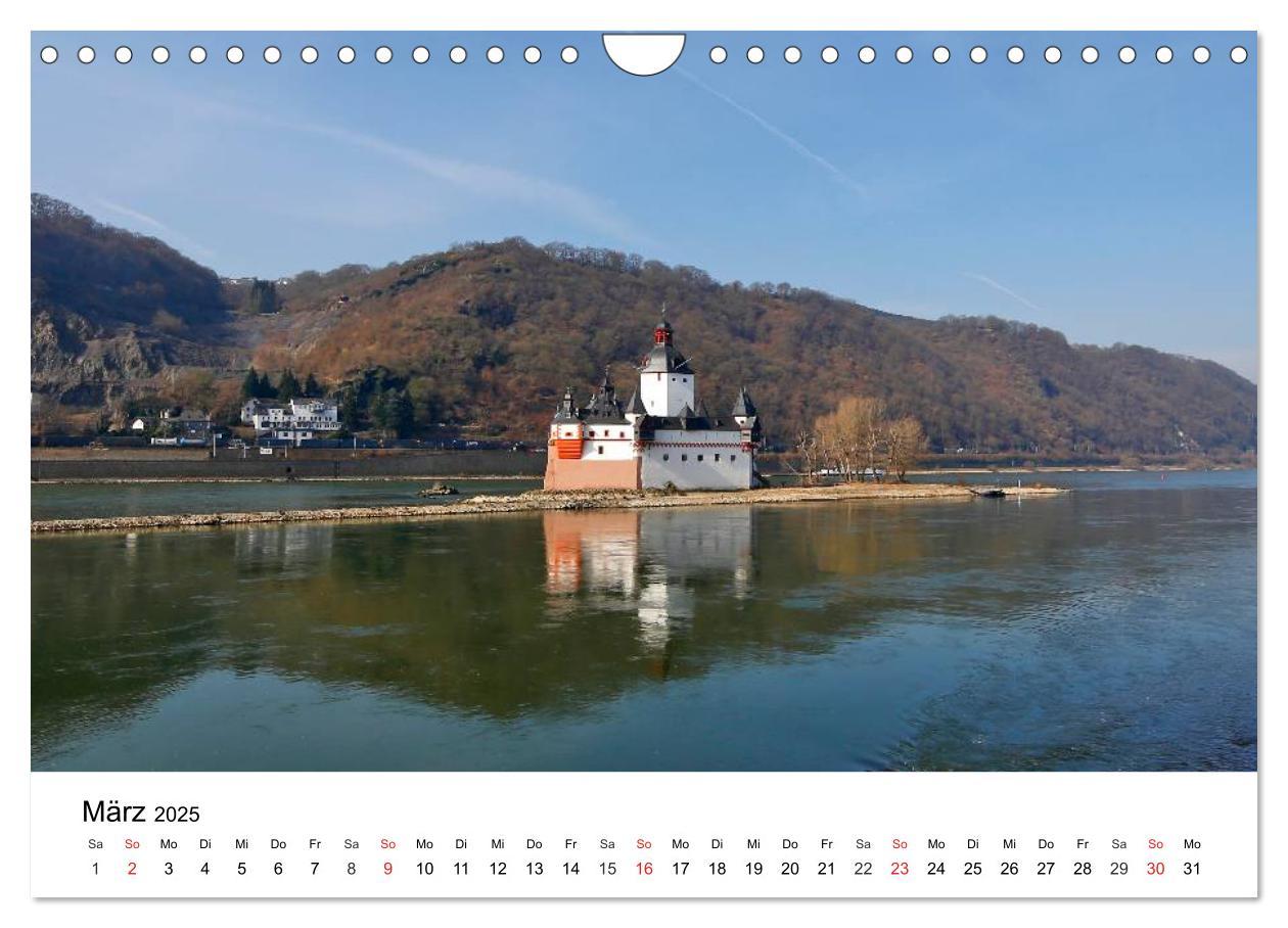 Bild: 9783435613953 | Rhein und Burgen (Wandkalender 2025 DIN A4 quer), CALVENDO...