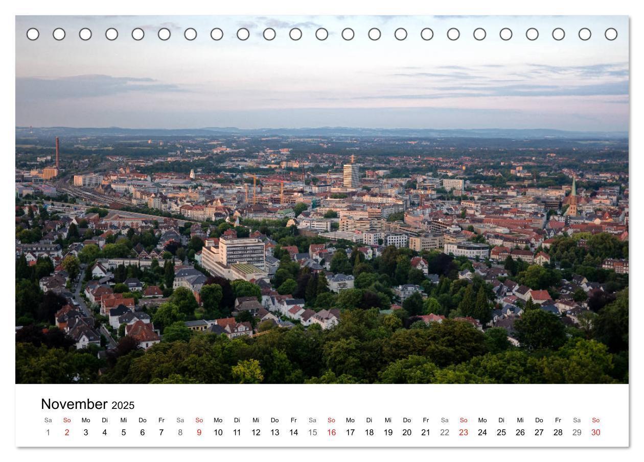 Bild: 9783435450442 | BIELEFELD aus der Vogelperspektive (Tischkalender 2025 DIN A5...