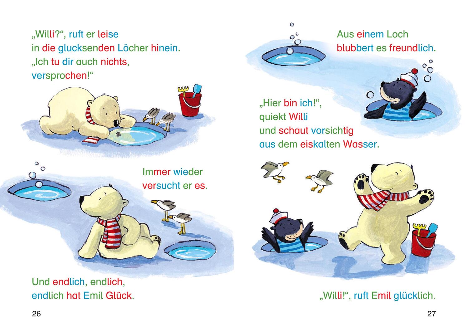 Bild: 9783785583890 | Lesetiger - Ich will dein Freund sein, lieber Eisbär! | Jana Frey