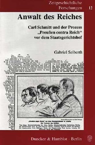 Cover: 9783428104444 | Anwalt des Reiches. | Gabriel Seiberth | Taschenbuch | 318 S. | 2001
