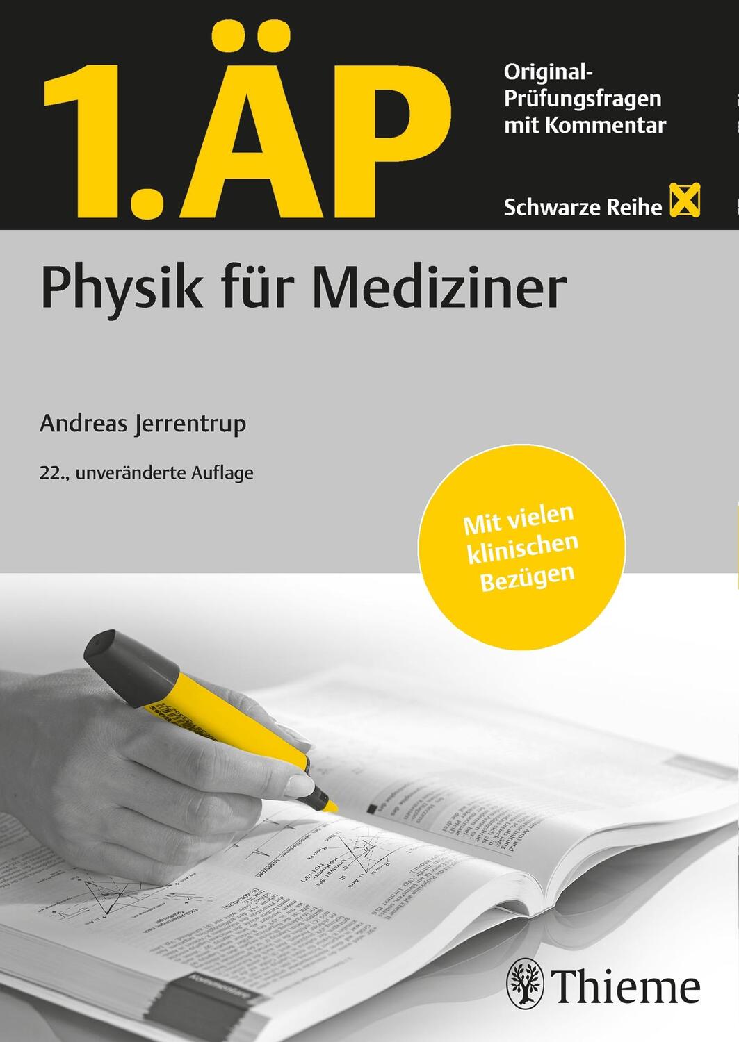 Cover: 9783132443211 | 1. ÄP Physik für Mediziner | Original Prüfungsfragen mit Kommentar
