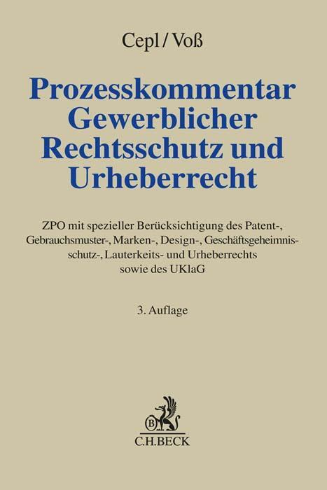 Cover: 9783406761966 | Prozesskommentar Gewerblicher Rechtsschutz und Urheberrecht | Buch