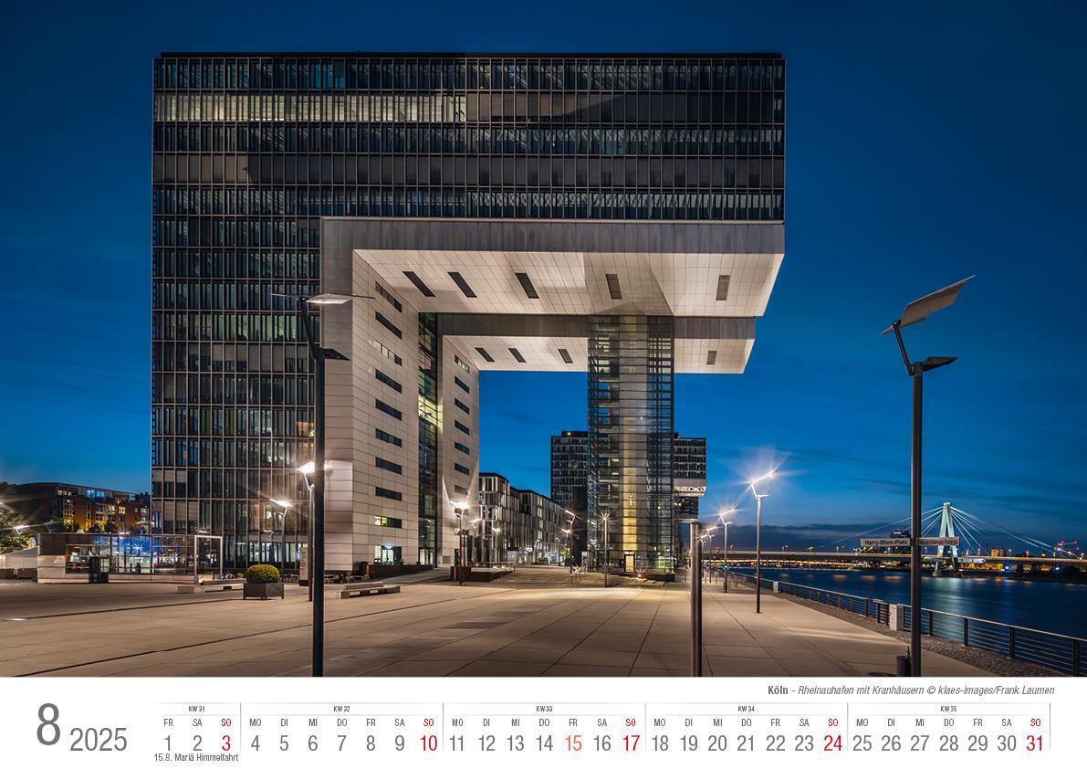 Bild: 9783965352247 | Köln 2025 Bildkalender A3 quer, spiralgebunden | Holger Klaes | 2025