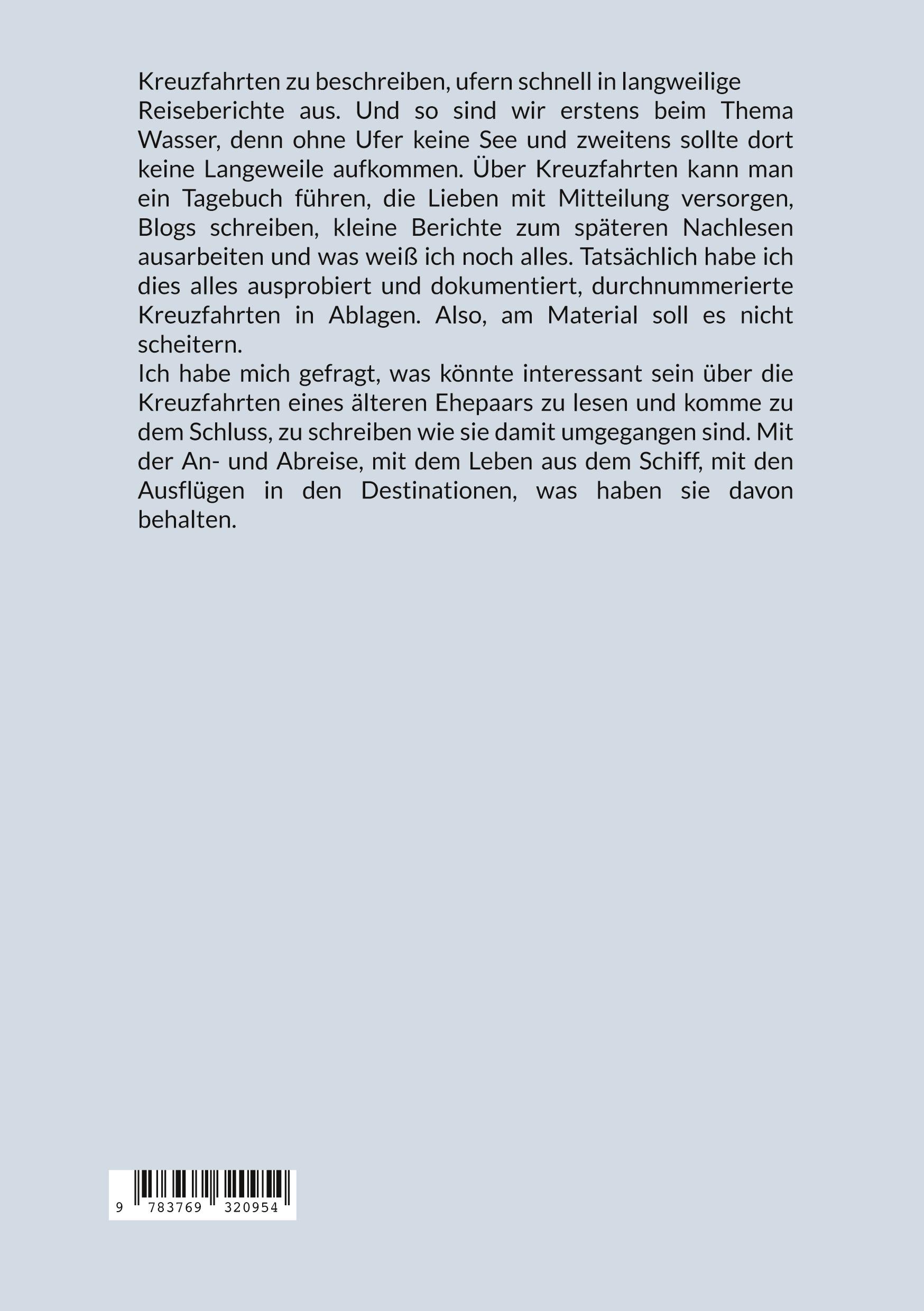 Rückseite: 9783769320954 | Ohne Ufer, keine See | Kreuzfahrtgeschichten Tag für Tag | Rokohl