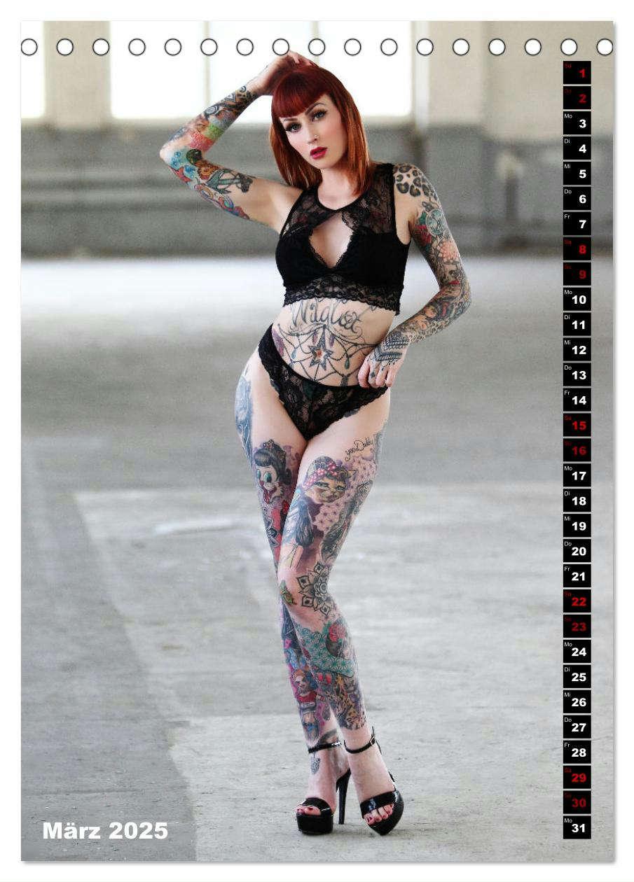 Bild: 9783435926787 | Beauty Tattoo 2025 (Tischkalender 2025 DIN A5 hoch), CALVENDO...