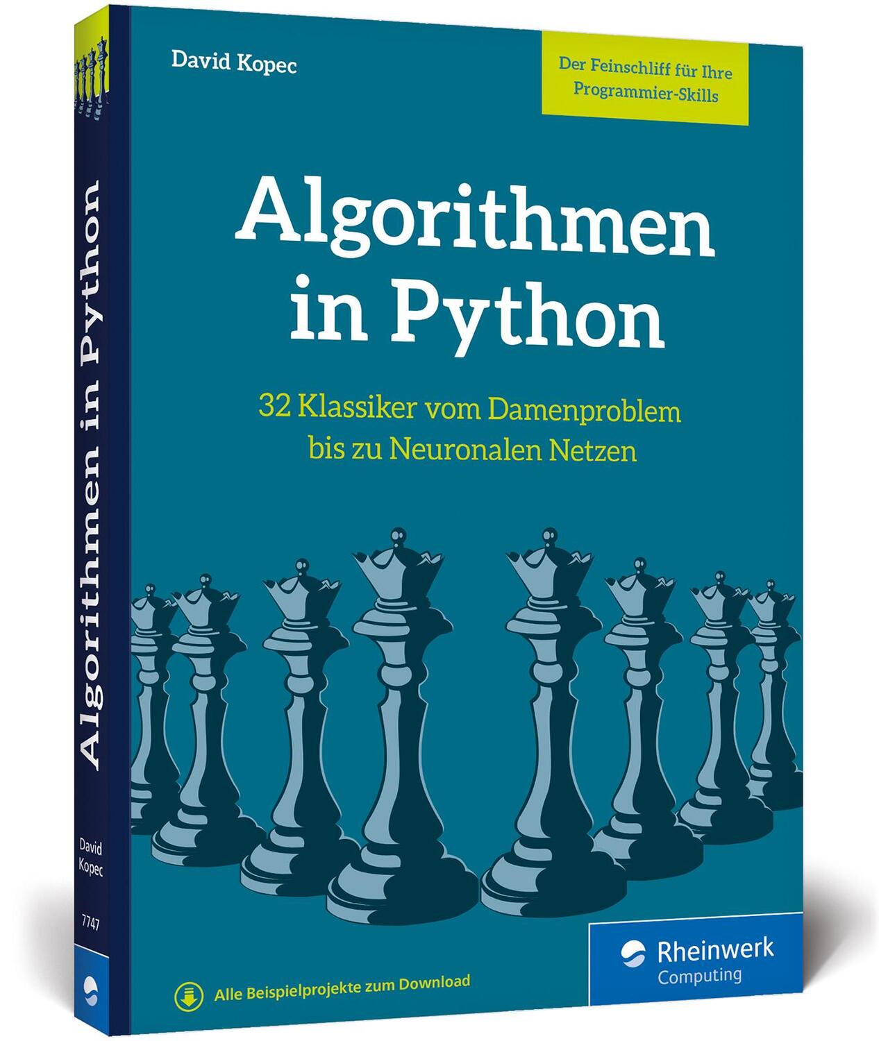 Cover: 9783836277471 | Algorithmen in Python | David Kopec | Taschenbuch | 292 S. | Deutsch