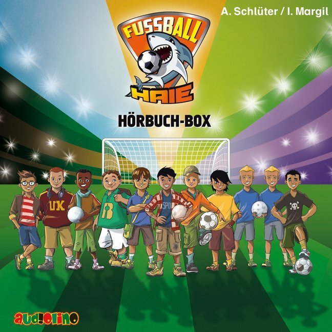 Cover: 9783867373395 | Fußball-Haie Hörbuch-Box, 5 Audio-CD | Andreas Schlüter (u. a.) | CD