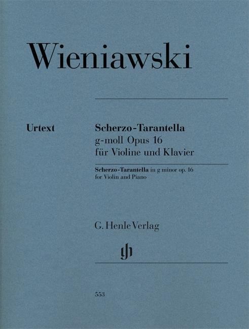 Cover: 9790201805535 | Scherzo-Tarantella g-moll op. 16 | Besetzung: Violine und Klavier
