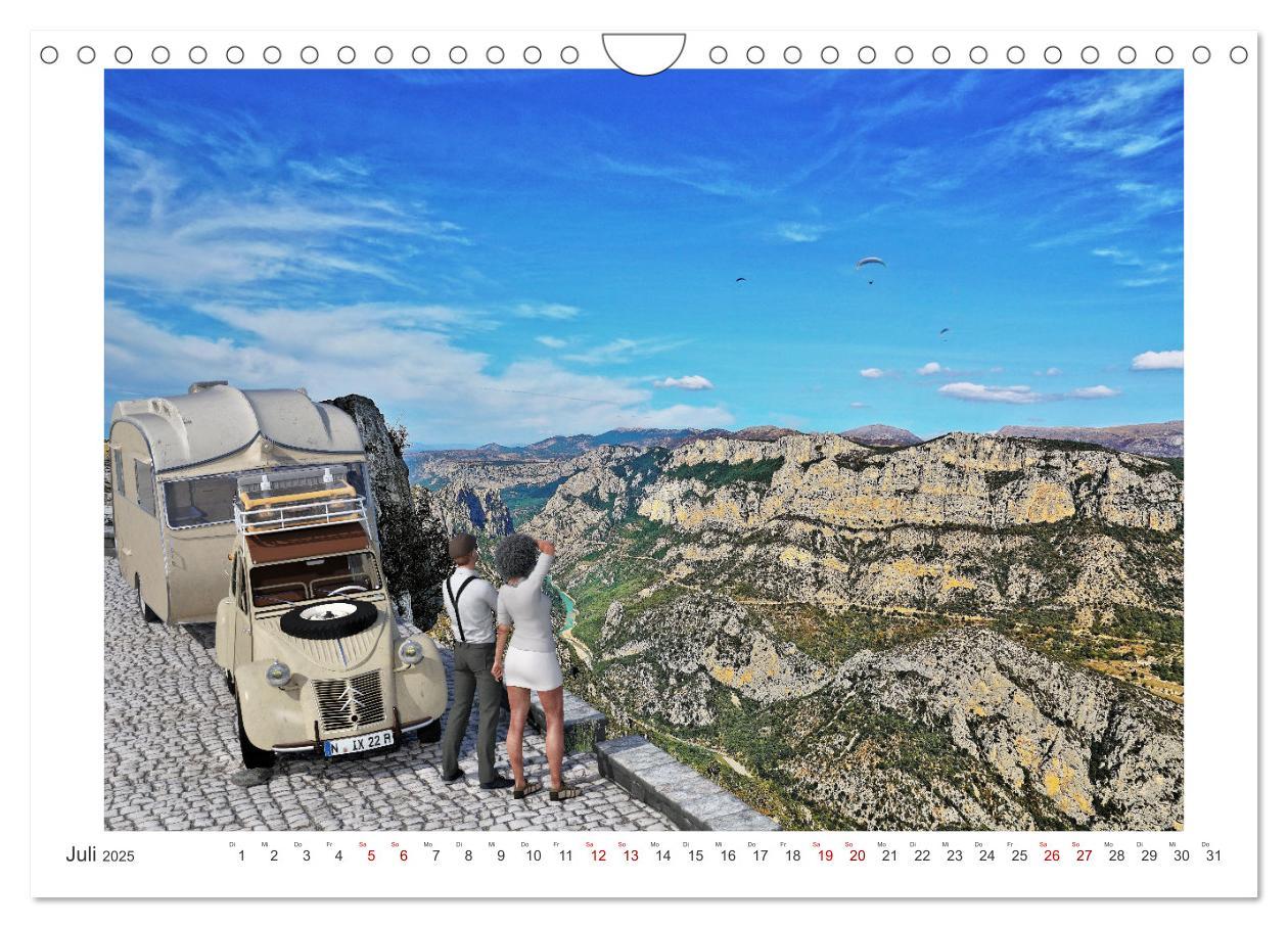 Bild: 9783435070114 | Vintage Caravaning (Wandkalender 2025 DIN A4 quer), CALVENDO...