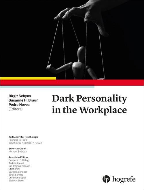 Cover: 9780889376267 | Dark Personality in the Workplace | Birgit Schyns (u. a.) | Buch | IV