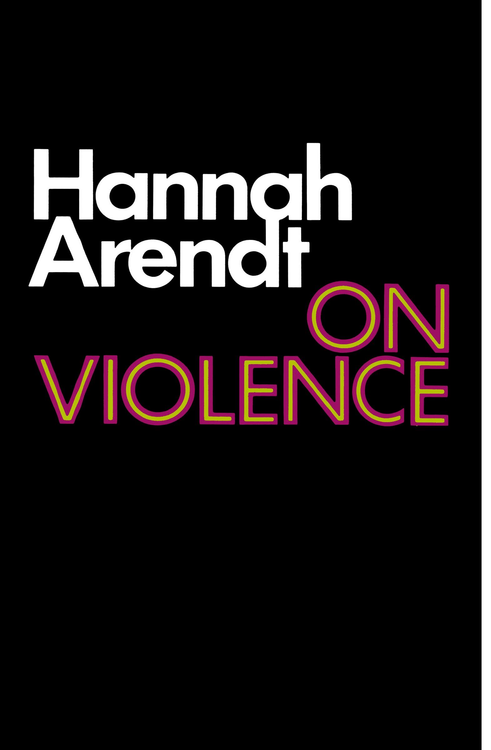 Cover: 9780156695008 | On Violence | Hannah Arendt | Taschenbuch | Kartoniert / Broschiert