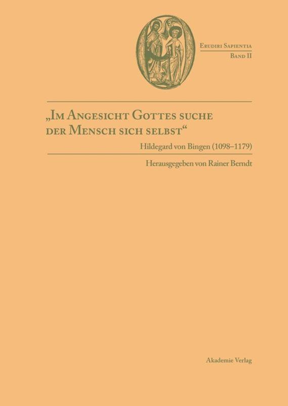 Cover: 9783050035680 | "Im Angesicht Gottes suche der Mensch sich selbst" | J. | Buch | 2001