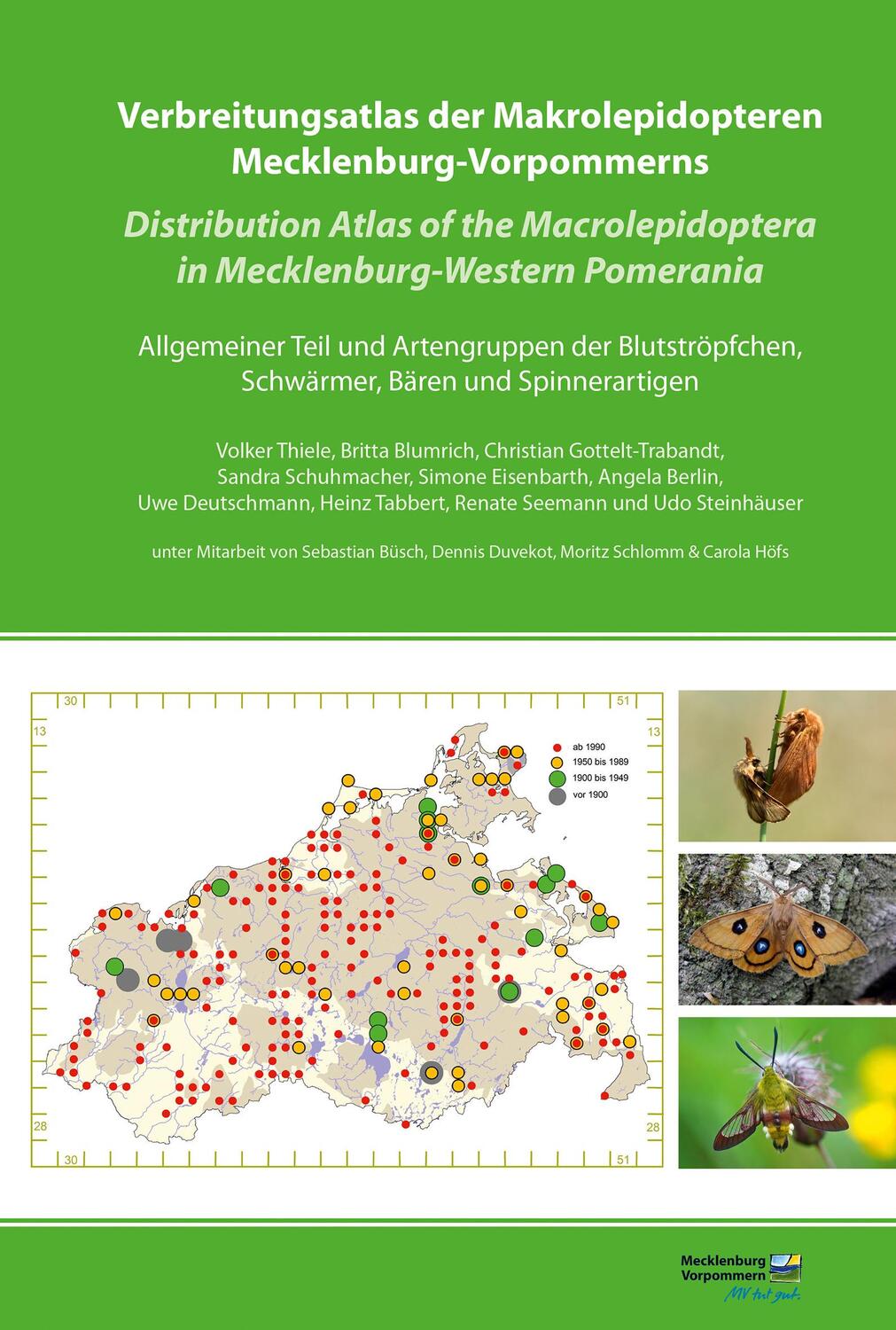 Cover: 9783941681460 | Verbreitungsatlas der Makrolepidopteren Mecklenburg-Vorpommerns | Buch