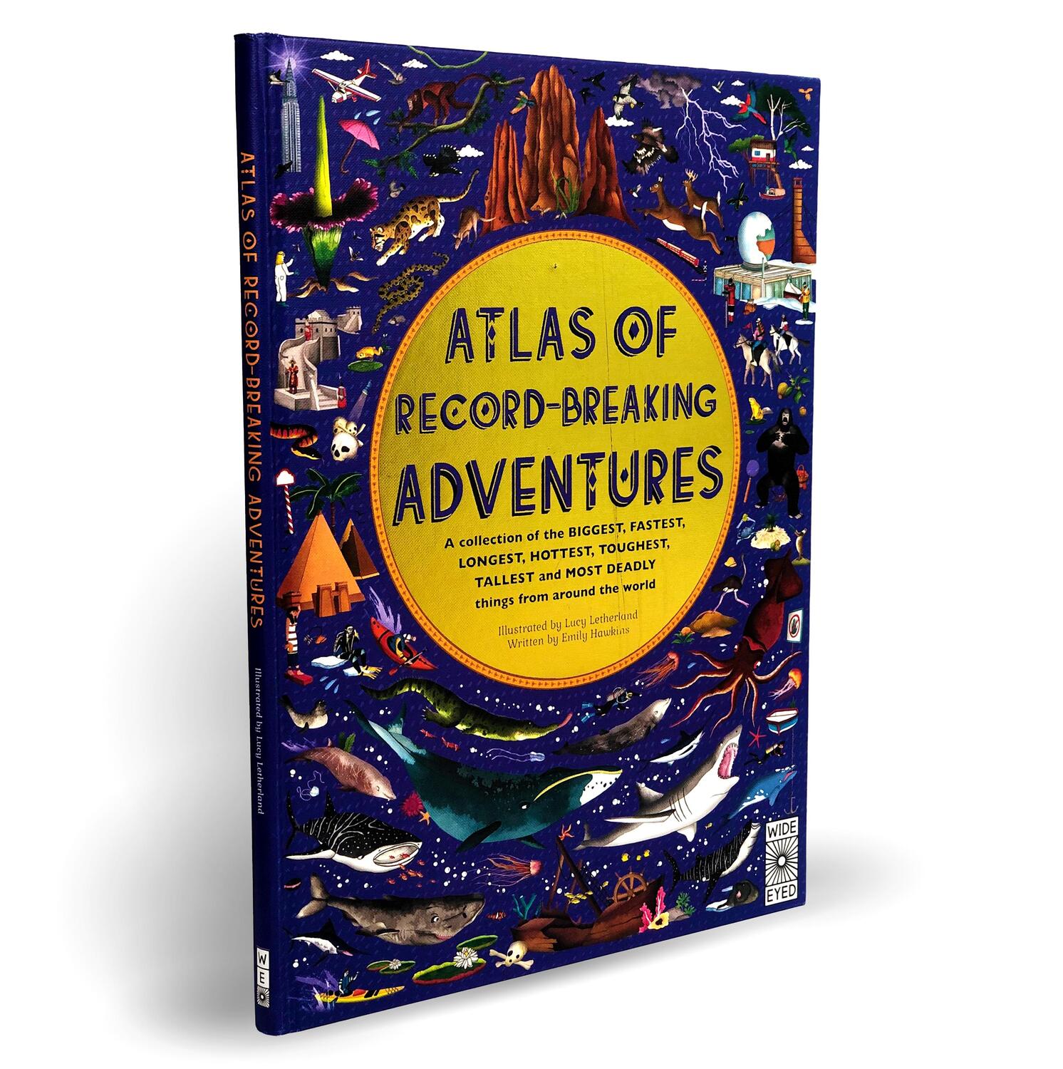 Cover: 9780711255630 | Atlas of Record-Breaking Adventures | Emily Hawkins | Buch | Atlas of