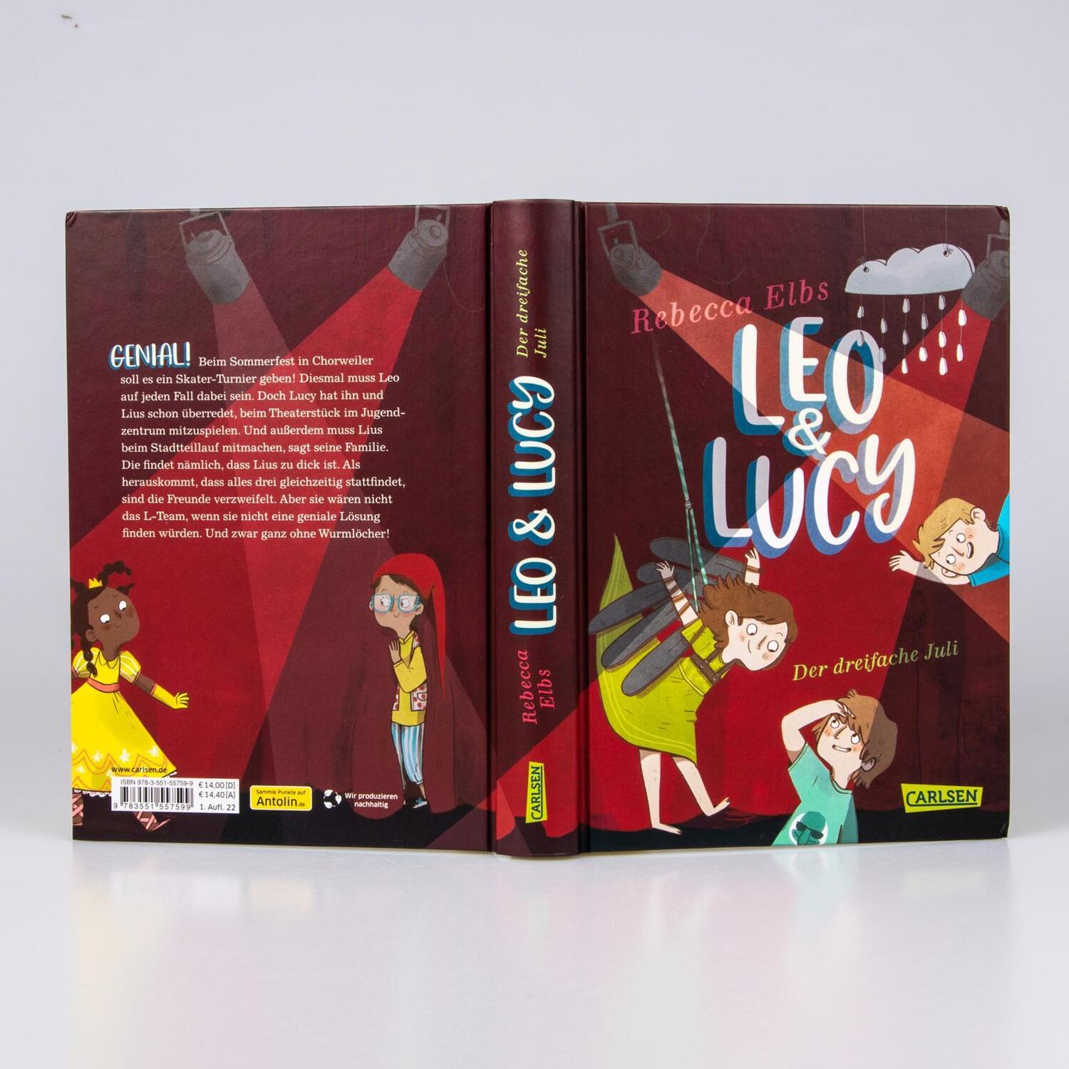 Bild: 9783551557599 | Leo und Lucy 2: Der dreifache Juli | Rebecca Elbs | Buch | 272 S.